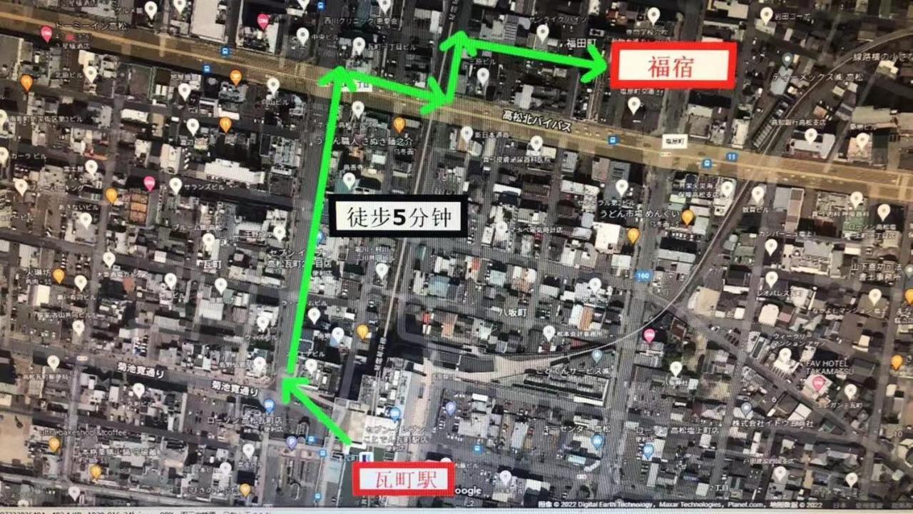 福宿 Fukuinn 302号室 تاكاماتسو المظهر الخارجي الصورة
